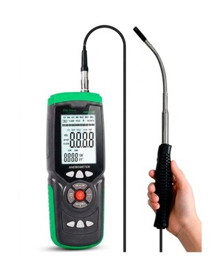 Hot Wire Anemometer AM-288   HVAC Airflow Meter for Duct and Vent Testing,
