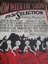 ON WITH THE SHOW/ 1931 SELECTION/ VOCAL AND PIANO