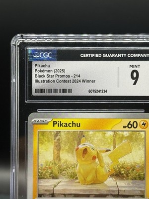 2025 Pokemon Pikachu Black Star Promo Illustration Contest 2024