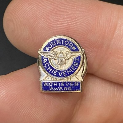 VTG Junior Achievement Achiever Award Hat Lapel Pin