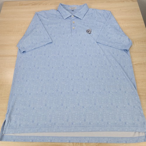 Camisa polo para hombre 2XL Peter Millar Summer Comfort Michigan Wolverines Wolverbear - Imagen 2 de 9