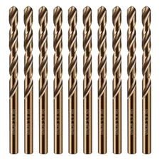 1/4" Cobalt Drill Bit10Pcs M35 HSS Metal Drill Bit Set forwood Hard Metal Sta...