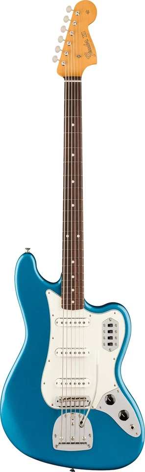 Fender Vintera II '60s Bass VI - Lake Placid Blue w/ Gig Bag - Image 2 of 4