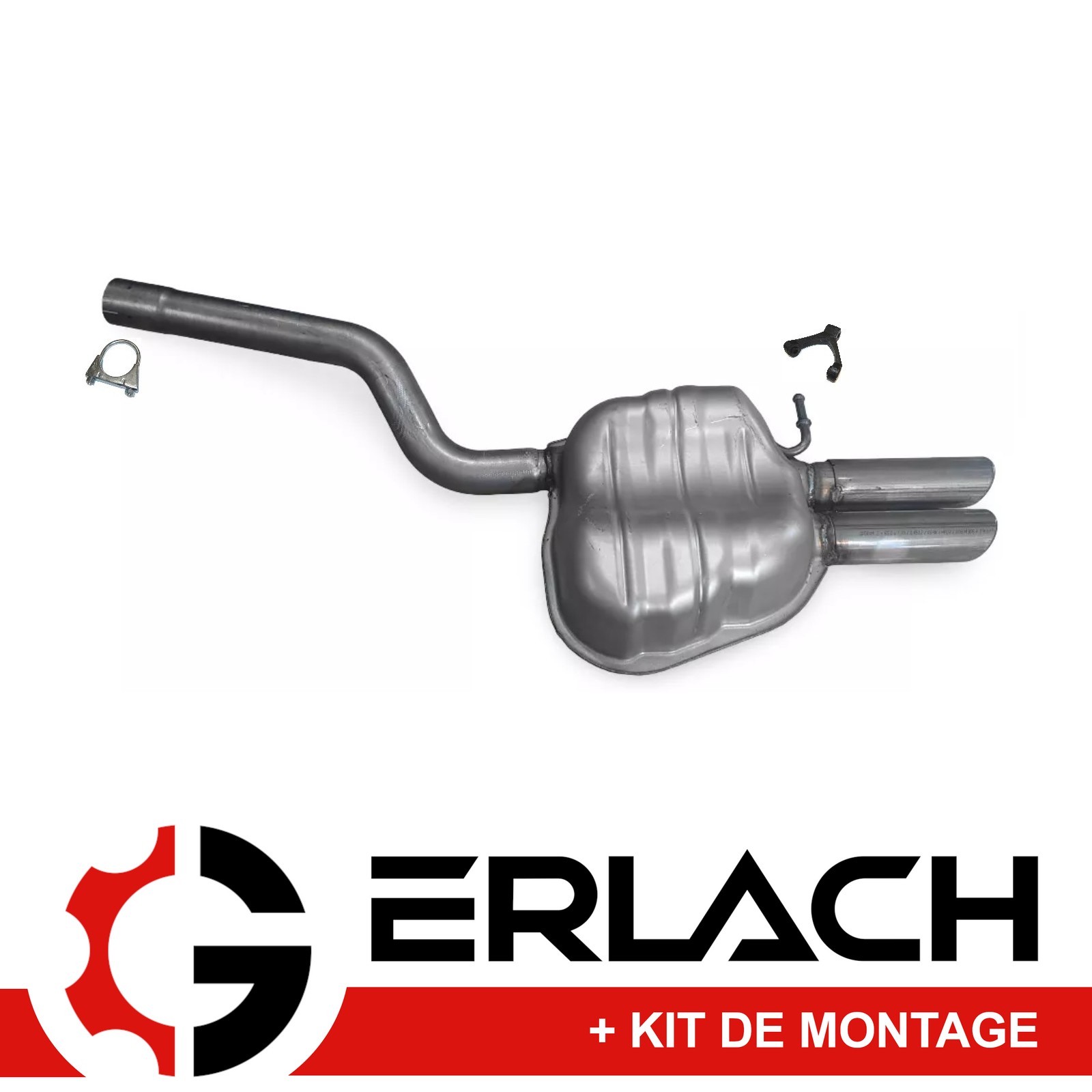 Silencieux arrière Skoda Octavia 2.0 TFSI pot echappement essence 9802 de rechange