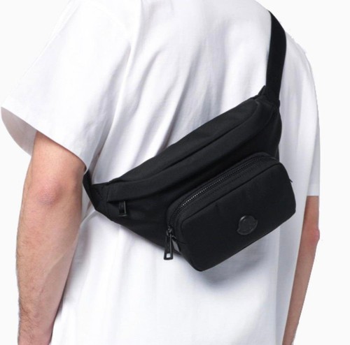 Moncler Durance Black Body Bag Shoulder Bag Japanese Modern Unisex Accessory