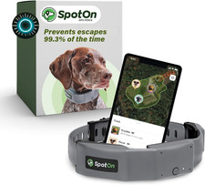 SpotOn GPS Wireless Dog Fence Collar Accurate  Reliable Unlimited Fences ...