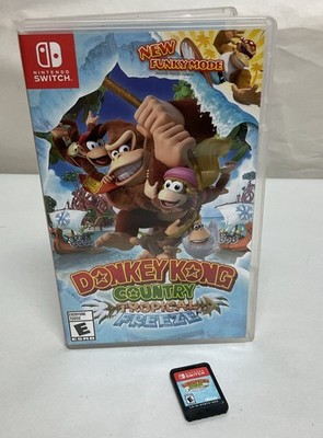 Nintendo Switch Donkey Kong Country Tropical Freeze 2018 Video Game- Free S&H