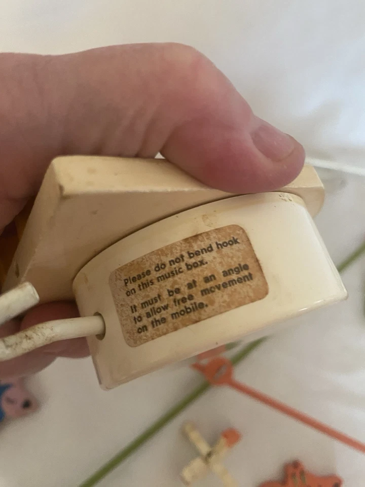 IRMI M818 "Safari" Madera Vivero Cuna Móvil Pintado a Mano COMPLETO y DE COLECCIÓN Foto 4 de 4