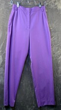 Vintage Gianni Versace Couture Wool Pant Light Purple Formal Trouser Italy (714)