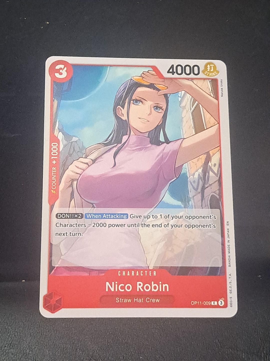 One Piece Nico Robin (OP11-009/150) OP11 A Fist of Divine Speed NM