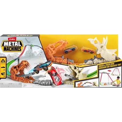 ZURU Metal Machines - Trackset Smash&Crash Dino
