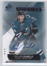 2015-16 SP Game-Used Authentic Rookies Blue Auto Dylan Demelo #122 Auto 4z4
