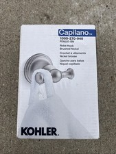 KOHLER Capilano Robe Hook in Vibrant Brushed Nickel K-R26685-BN