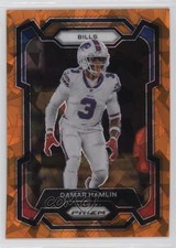 2023 Panini Prizm Orange Ice Prizm Damar Hamlin #27 2q4