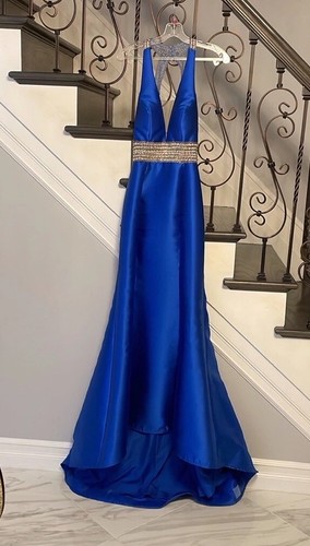 Gorgeous Women’s Royal Blue Formal Prom Party Gown Size 4