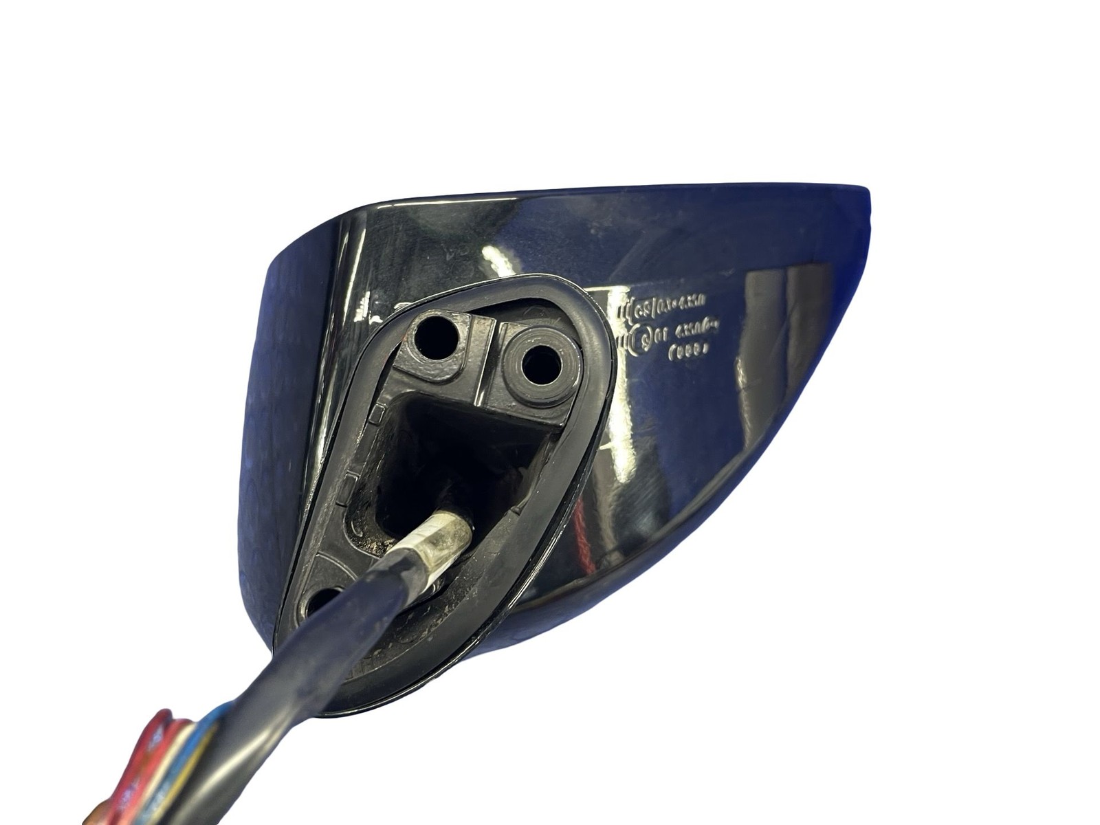 08-15 AUDI R8 FRONT RIGHT HEATED MAN. FOLD DOOR MIRROR ASSY PHANTOM BLACK PEARL