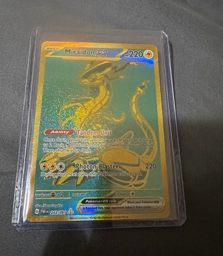 Miraidon ex 243/091 SV Paldean Fates Secret Rare Full Art Holo ENG