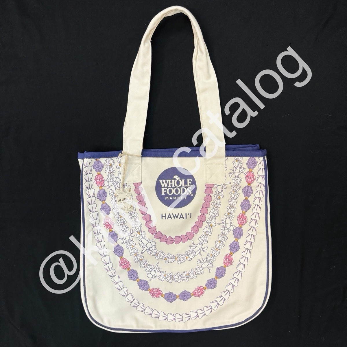 Whole Foods x Tag Aloha Company: Rope Tote Crown Flower Bag