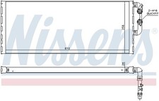 NISSENS Kühler, Motorkühlung 61019 für CHRYSLER DODGE JEEP