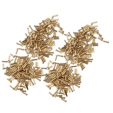 (2.5x11x3.8mm)Generic 500Pcs Excellent Corrosion Brass Hollow Rivet For DIY
