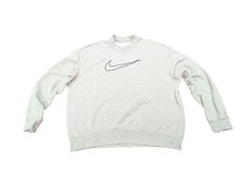 Nike Dri Fit Get Fit Sweatshirt Women's Small Gray Jumper Crewneck Pullover Knit