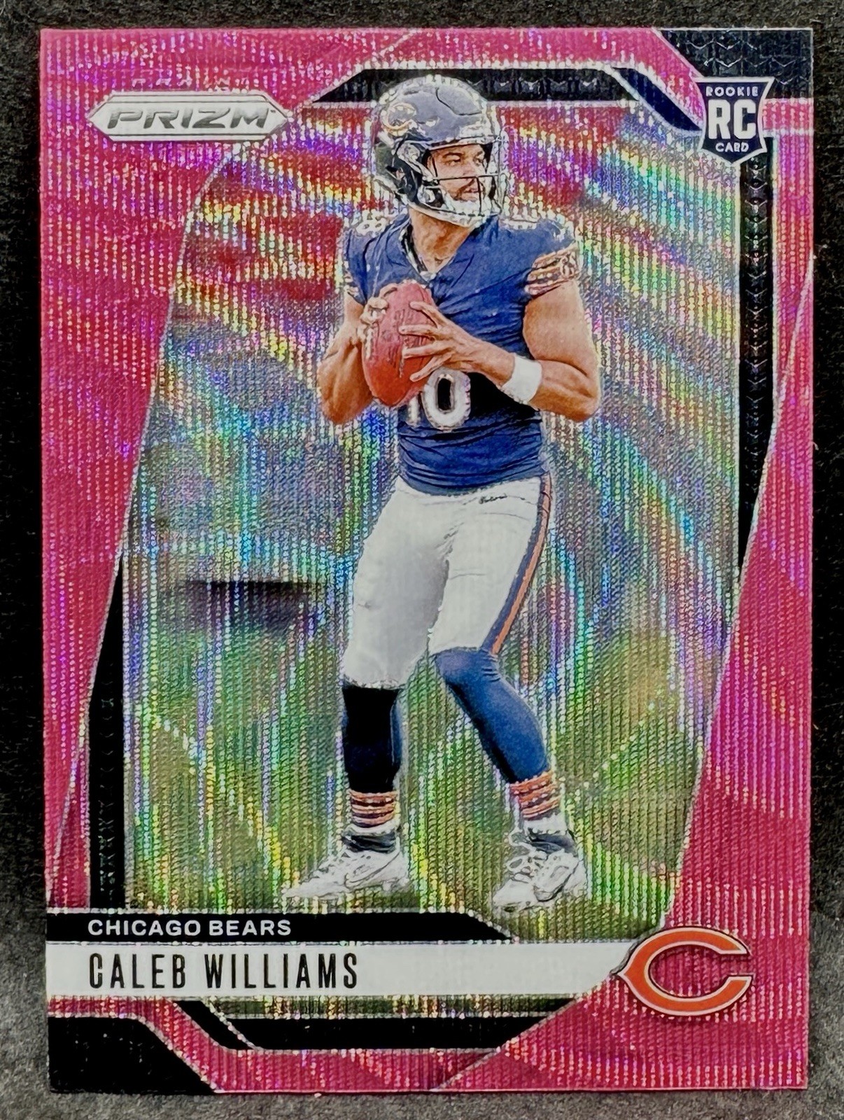 2024 PRIZM CALEB WILLIAMS #301 PINK WAVE ROOKIE RC BEARS
