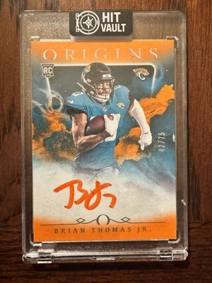 2024 Panini Origins - Rookie Autographs Brian Thomas Jr. #RAU-BTH Orange 42 /75