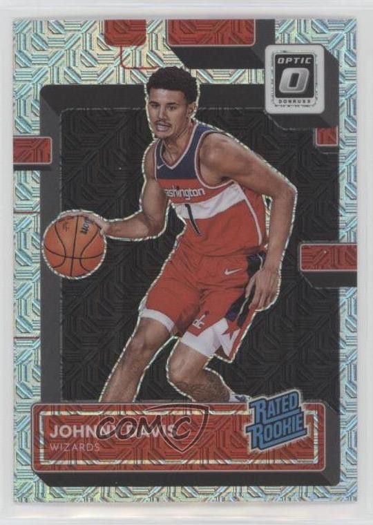 2022-23 Panini Donruss Optic Rated Rookie Choice Prizm Johnny Davis #206 12g7