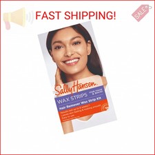 Sally Hansen Hair Remover Wax Strip Kit for Face, Eyebrows and Bikini, 34 Strips