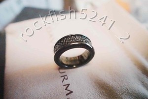 Gift/DAVlDYurmanSterlingSilver&8.5mmStreamline Full/Diamond Band Ring Size US 7