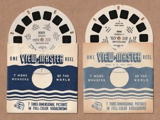 Set of two vintage View-Master reels Zurich, Switzerland 1947-1948