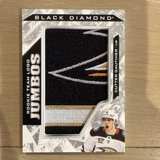 2024-25 UD Black Diamond - Rookie Team Logo Jumbos - Cutter Gauthier