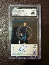 🏀DY 2020-21 PANINI NOIR SHOWTIME AUTO PLATINUM LUKA DONCIC 1/1 CGC AUTO 10