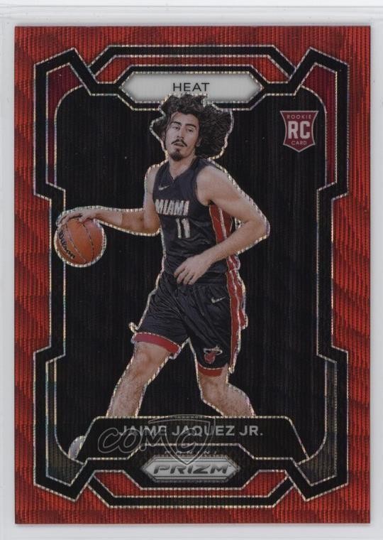2023-24 Panini Prizm Ruby Wave Prizm Jaime Jaquez Jr #137 Rookie RC 06gz