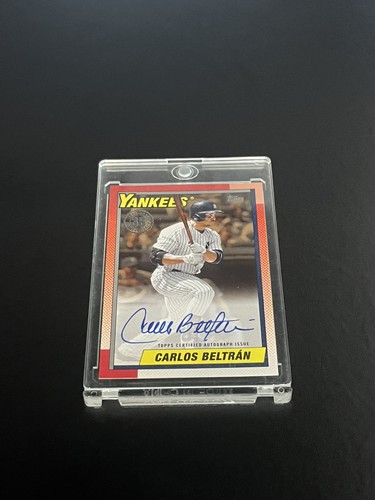 Carlos Beltran [Gold] #90A-CBE 2025 Topps 1990 Autograph card