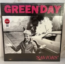 Green Day 'SAVIORS' 2024 TARGET EXCLUSIVE CLEAR VINYL RECORD NEW SEALED 