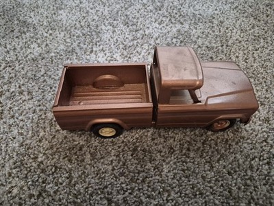 Vintage Tonka Toys Jeep Pickup Truck Bronze Pressed Steel 52030 1960s Made USA