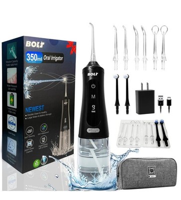 Water Dental Flosser Oral Irrigator Teeth Cleaner Floss Pick USB-C 9 Modes 350ml