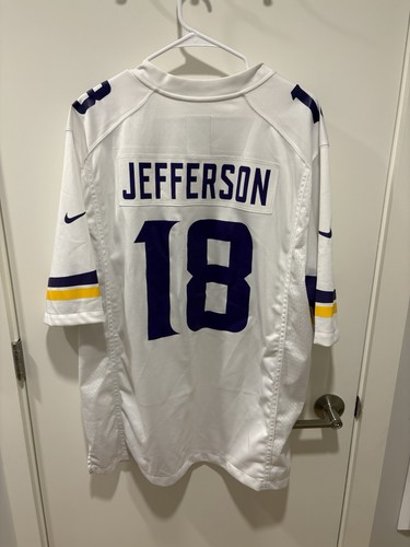 Justin Jefferson Jersey Nike Authentic White Adult Extra Large XL