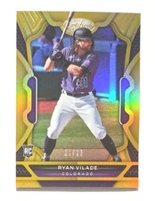 2022 Panini Chronicles Certified Gold Mirror /25 Ryan Vilade RC (RAYS) !