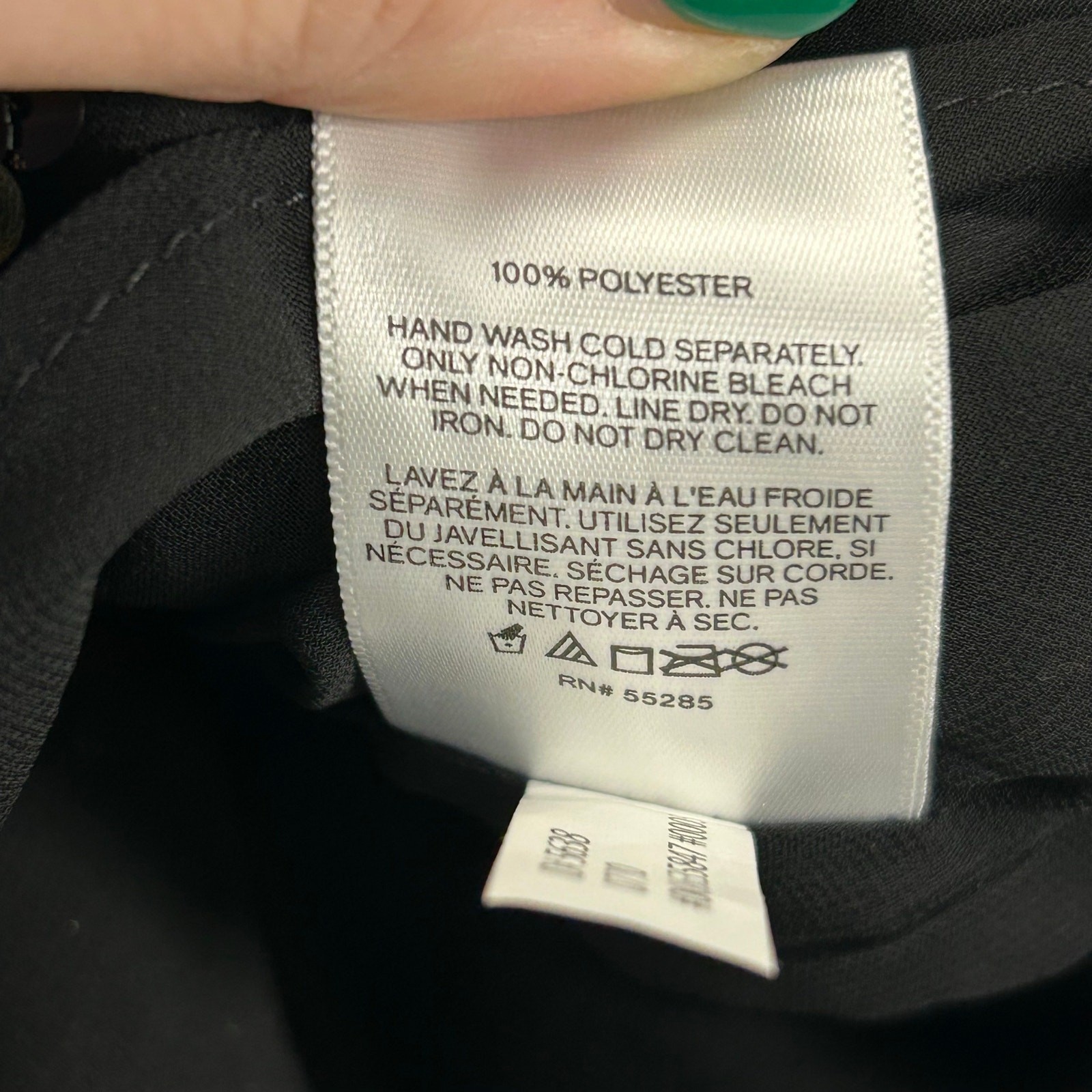 Express Black Sequin Blouse Cropped Sleevelss Spa… - image 5