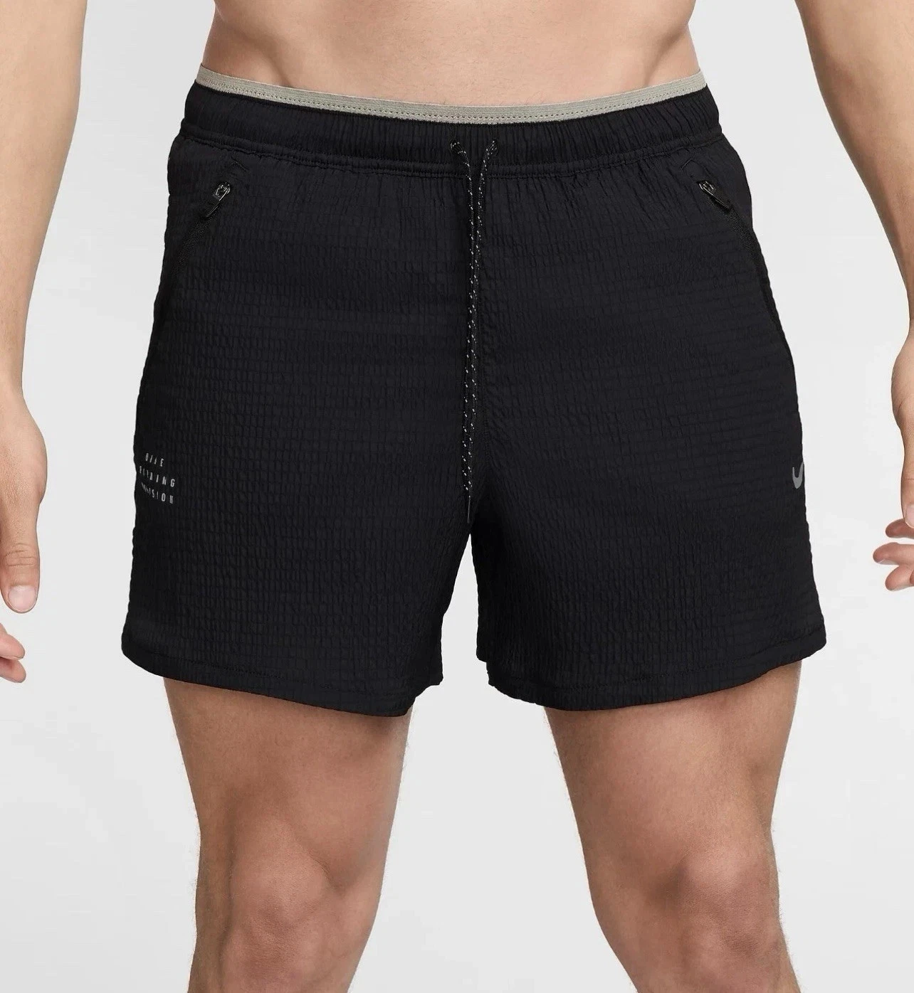 Nike Stride Running Division 5" Running Shorts Mens XXL Black FZ0611-010