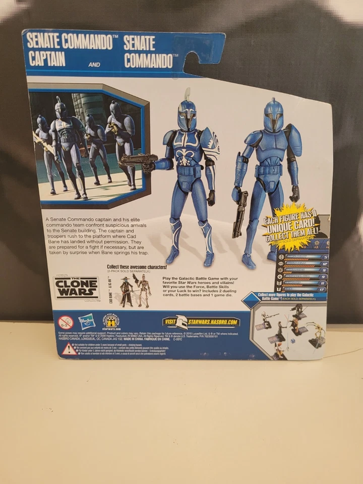 Star Wars The Clone Wars Comando del Senado Capitán y Comando del Senado 2009 - NUEVO Foto 3 de 4