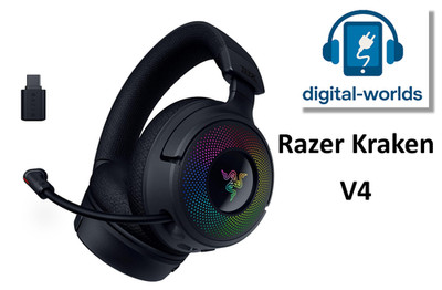 Razer Kraken V4 wireless - Gaming Headset +++ SEHR GUT / NEUE OHRPOLSTER +++