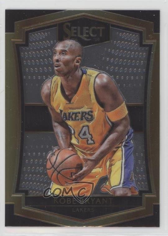 2015-16 Panini Select Premier Level Kobe Bryant #186 HOF 03rx
