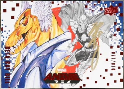 2020 Upper Deck Marvel Anime - Red Foil Artist Auto #47 Beta Ray Bill NM
