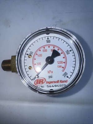 #ad #ad Ingersoll Rand IRT54494075 Pressure Gauge New Old Stock $113.00