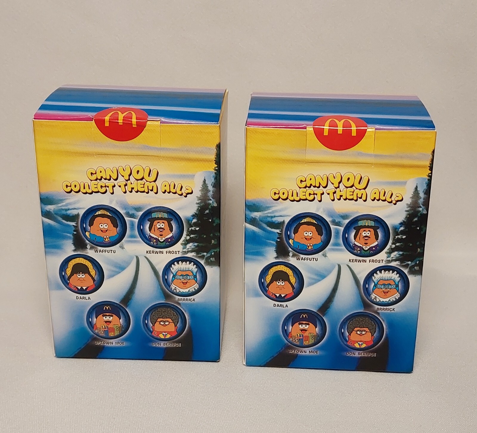 Adult Happy Meal GOLDEN Nugget TCB-775  &TCB-038 Darla Kerwin McDONALDs SEALED