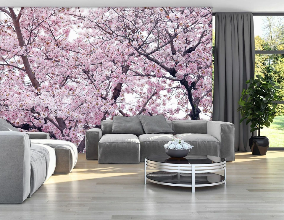 Mural Papel Pintado Rosa para Oficina y Salón 312x219 cm Compite Imagen Arte Pared Foto 2 de 4