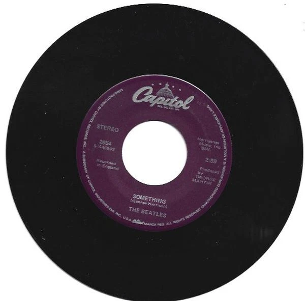 Beatles - Something / Come Together Stereo 7" 45 RPM Single - Image 3 of 4
